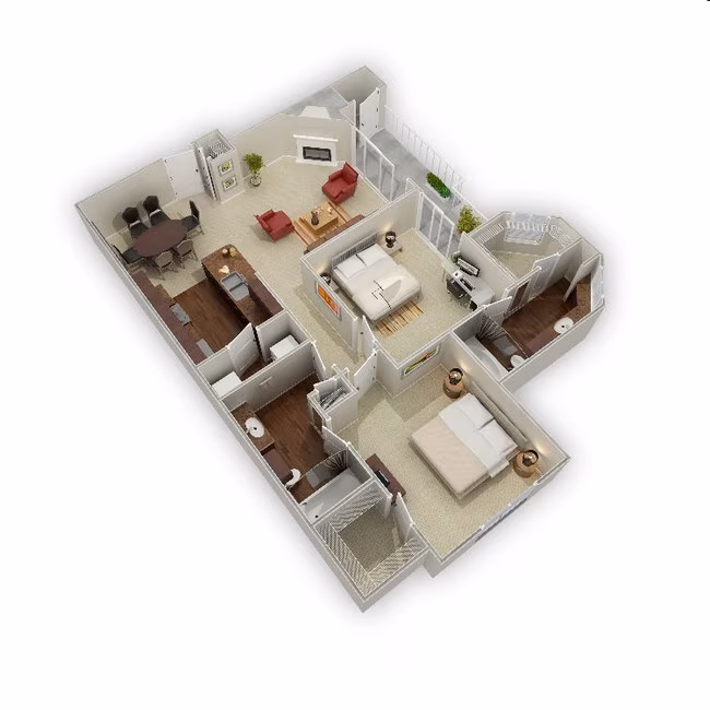 Unit 1630 1630 floor plan
