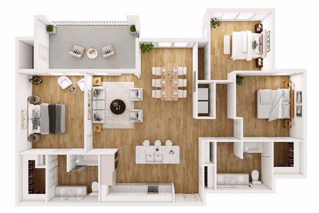Unit 1117 1117 floor plan