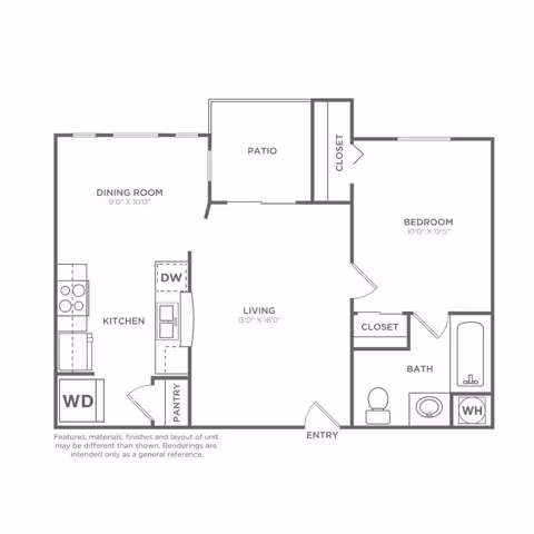 Unit 1731 1731 floor plan