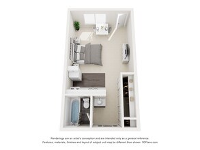 Studio 278 floor plan