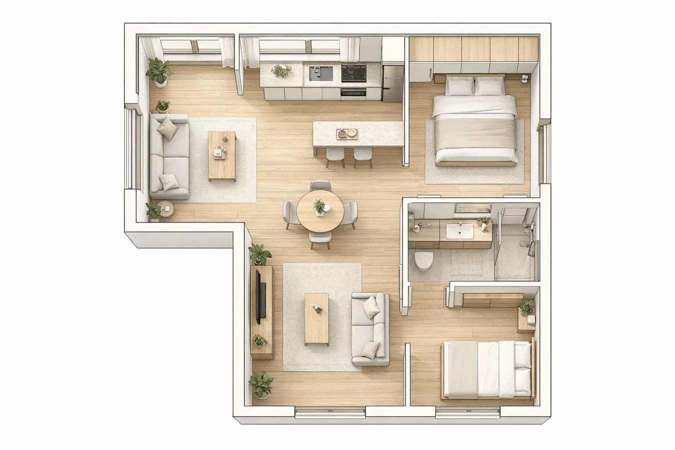 Unit 1-1206 4-4108 floor plan