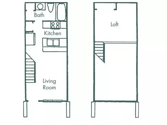 One Bedroom 02-37 floor plan