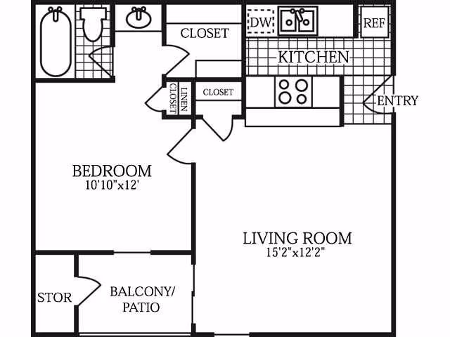 A1 1011J floor plan