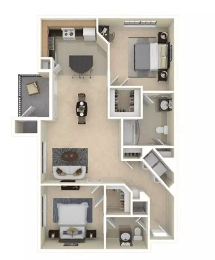 Unit 1205 607 floor plan