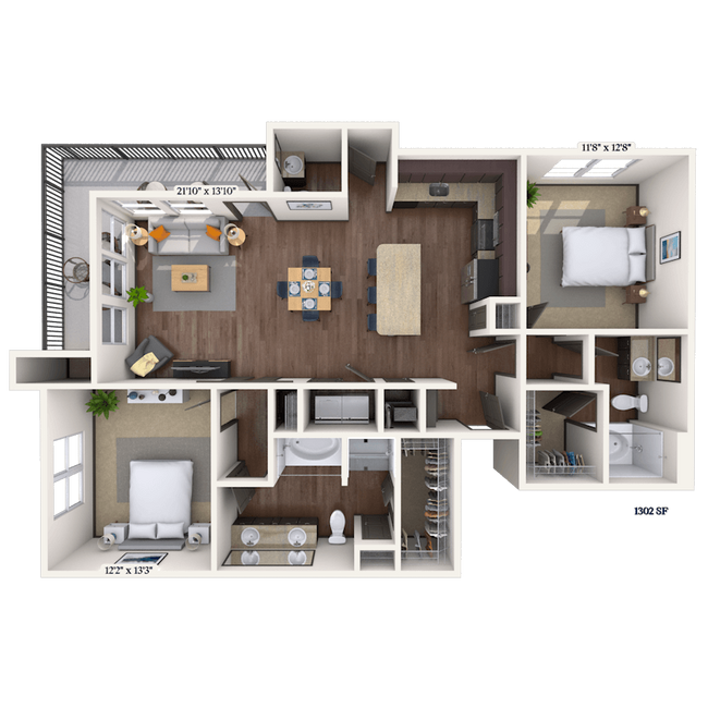 Meridian 11421 floor plan