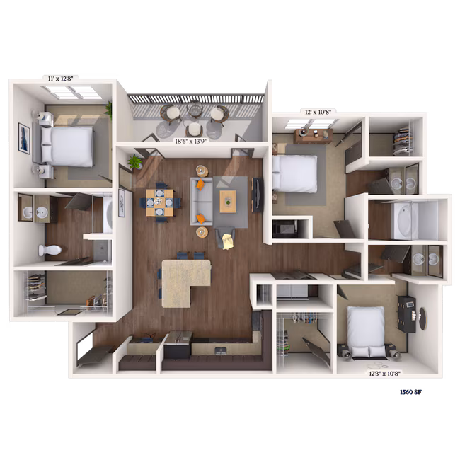 Redding 9102 floor plan