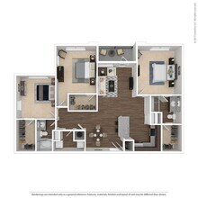3 Beds • 2 Bath 4228 floor plan