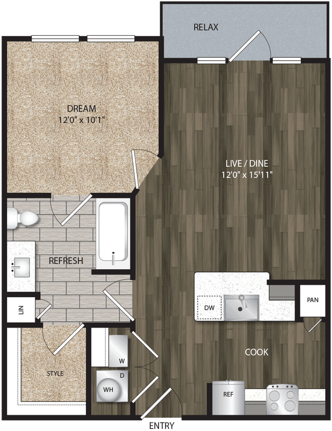 A1A 2101C floor plan