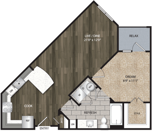 A1B 2214D floor plan