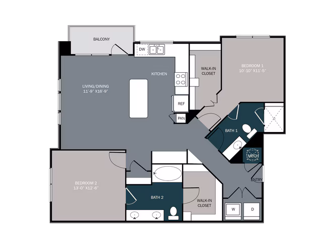 Unit 04210 03210 floor plan