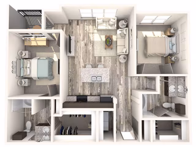 Unit 1460 1460 floor plan