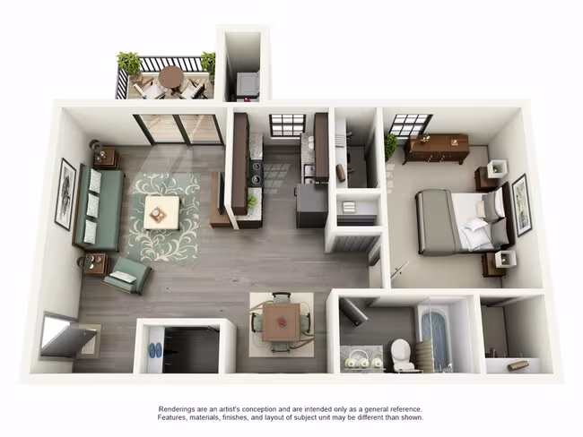 Unit 419 209 floor plan