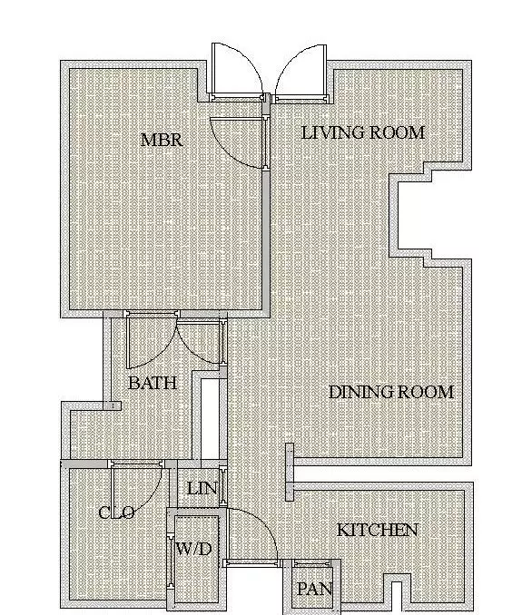 1 Bed • 1 Bath 201 floor plan
