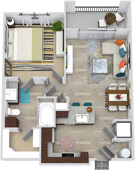Aten 7310 floor plan