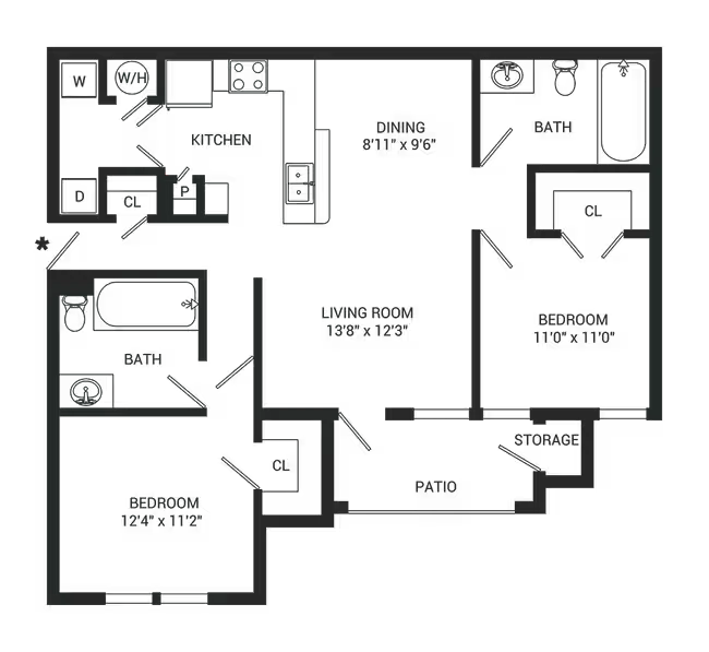 Bronze 1425 floor plan