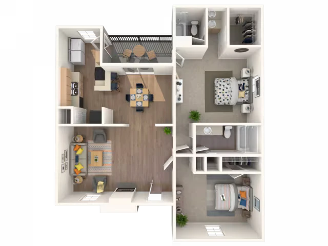 Unit 2043 2043 floor plan