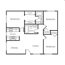 2X3B60 0296 floor plan