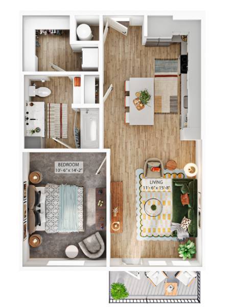 Unit 2231 2231 floor plan
