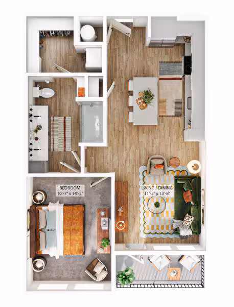 Unit 3214 3214 floor plan