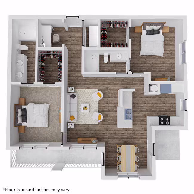 Unit 438 438 floor plan