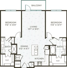B2.1 1-3089 floor plan