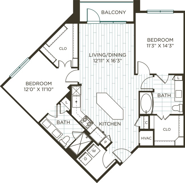 B3 1-5069 floor plan