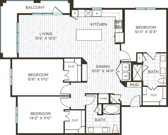 C1 1-1029 floor plan