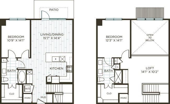 TH2 1-1056 floor plan