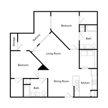 Bluebonnet 1307 floor plan