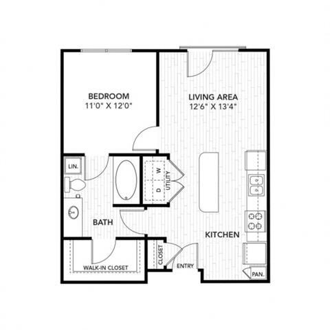 Unit 4129 1118 floor plan