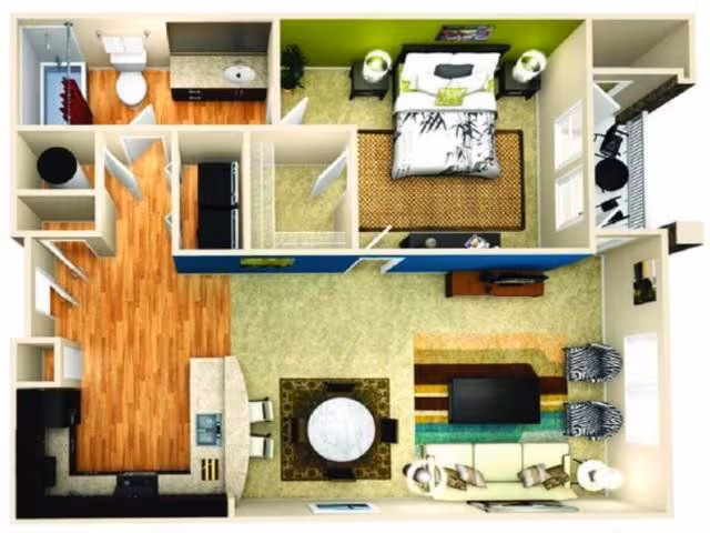 A1 4-424 floor plan