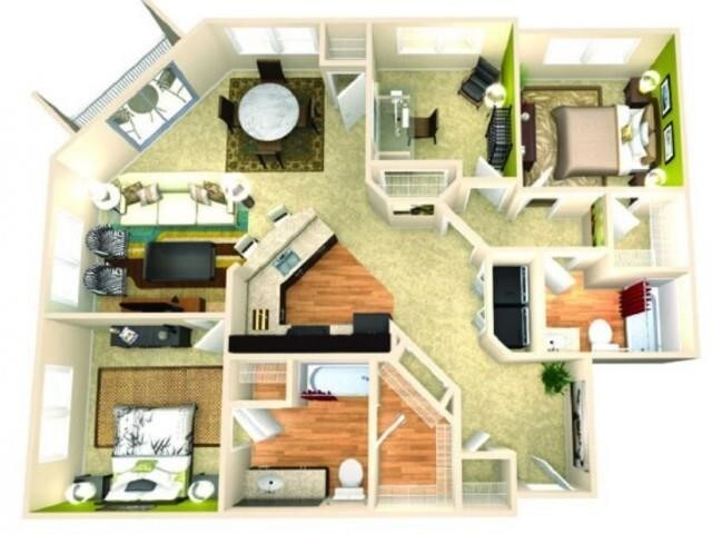 C1A 6-618 floor plan