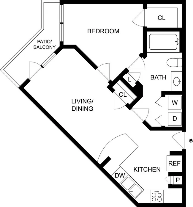 Unit 1205 1205 floor plan