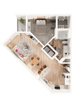 A1D 208 floor plan