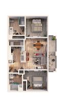 B2A 206 floor plan