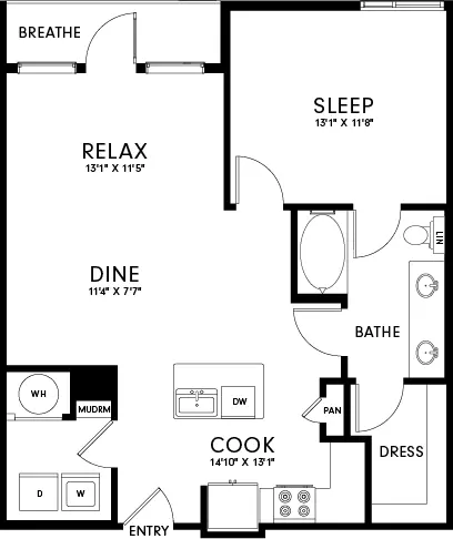 A1G 1043 floor plan