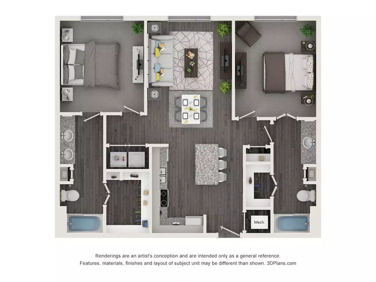 B3 - Essential Housing 3306 floor plan