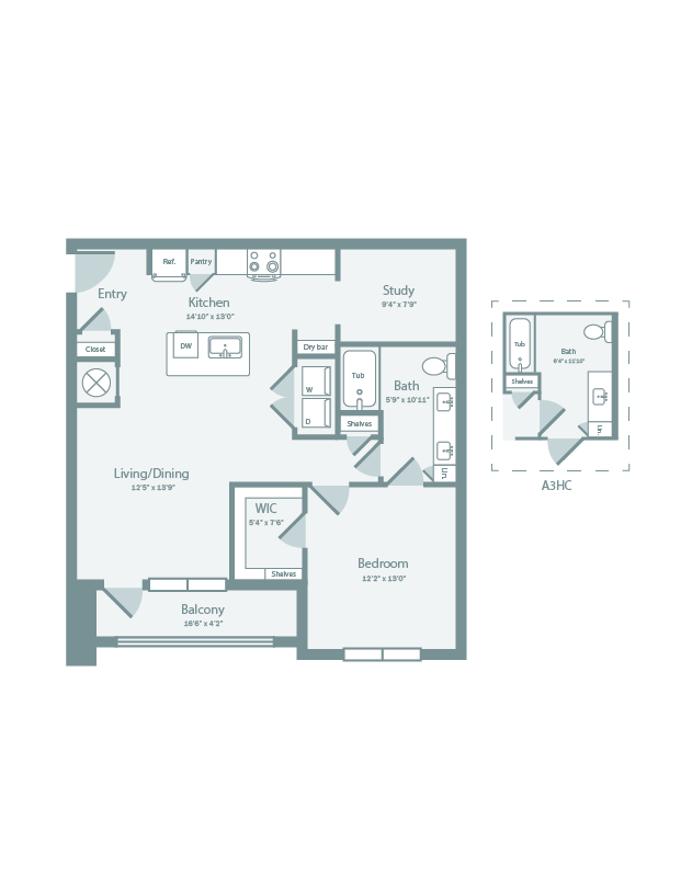 Unit 3307 3307 floor plan