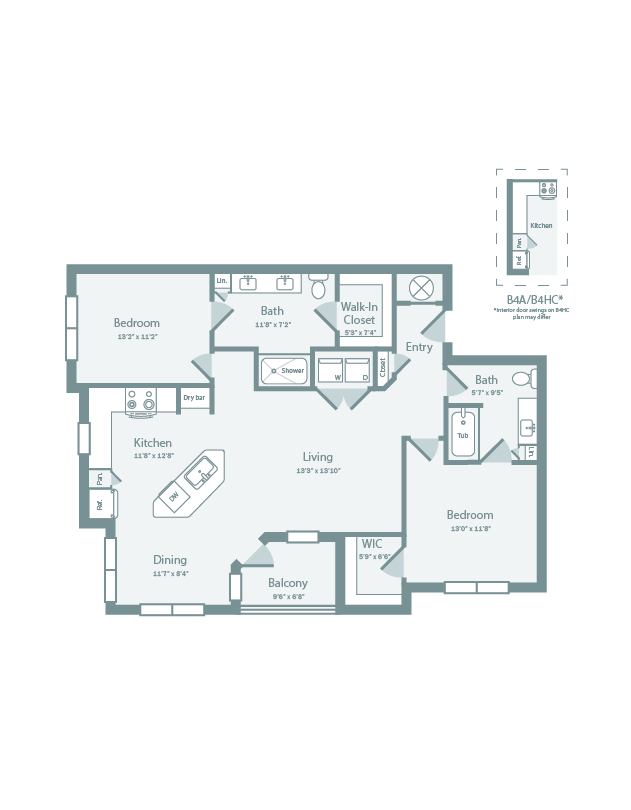 Unit 1312 1312 floor plan