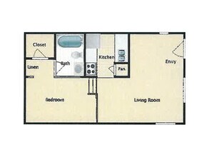 E1 1301 floor plan