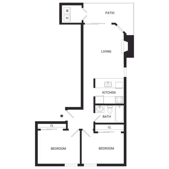 Unit 224 224 floor plan