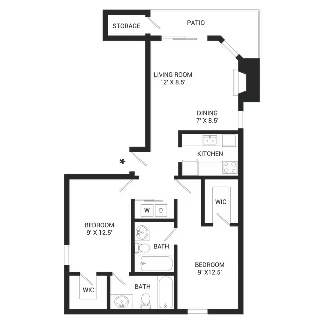 Sapphire 325 floor plan