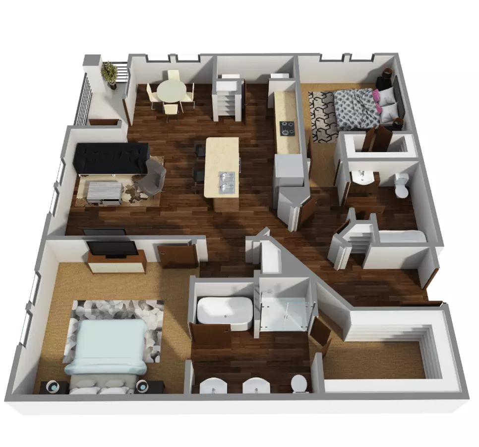 B2 D4305 floor plan
