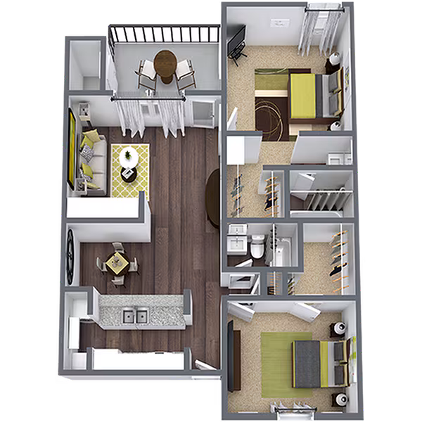 B2 2804-361 floor plan