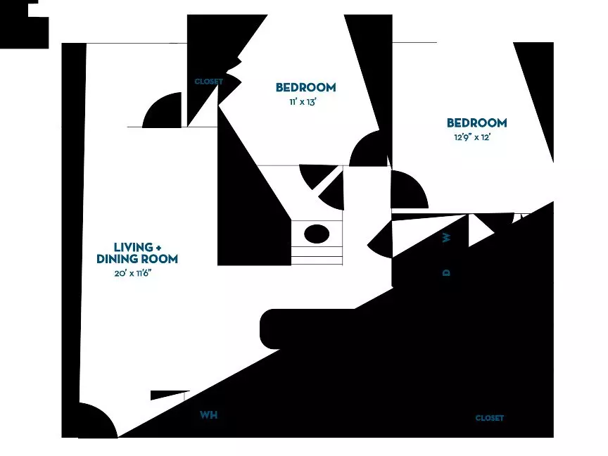 2 Beds • 2 Bath 4404 floor plan
