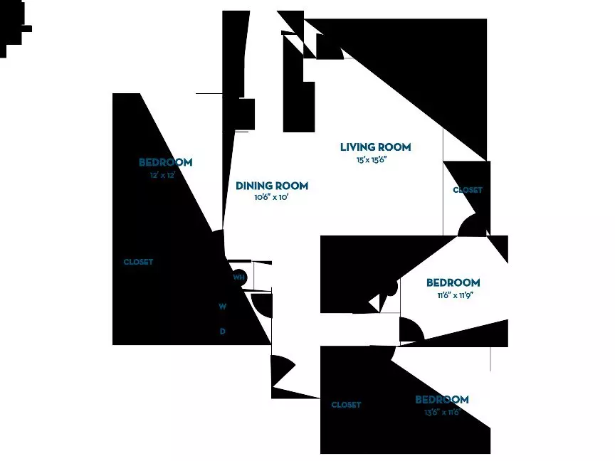 3 Beds • 2 Bath 2212 floor plan