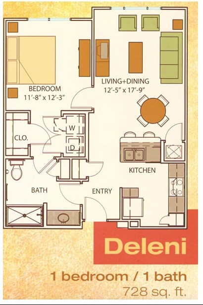 Unit 1410 1410 floor plan