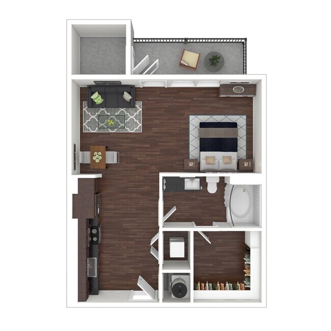 Studio • 1 Bath 6201 floor plan