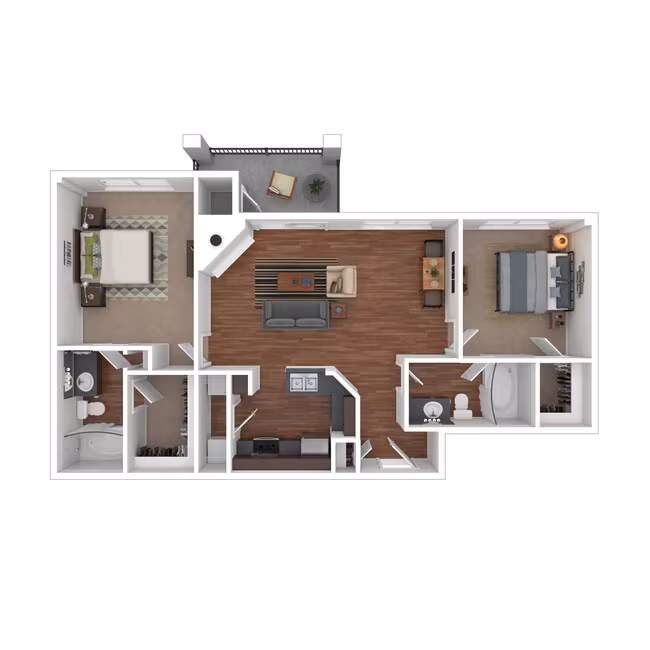 Unit 1517 1517 floor plan