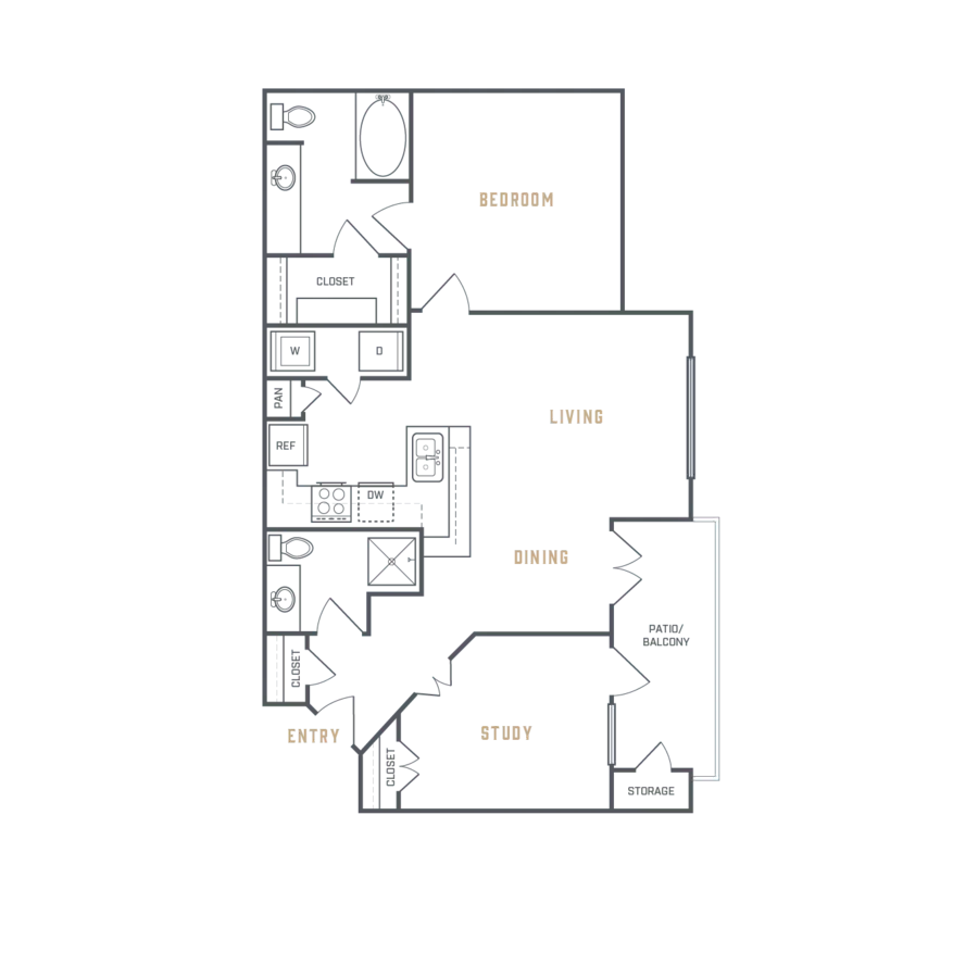 B1 Renovated 1623 floor plan